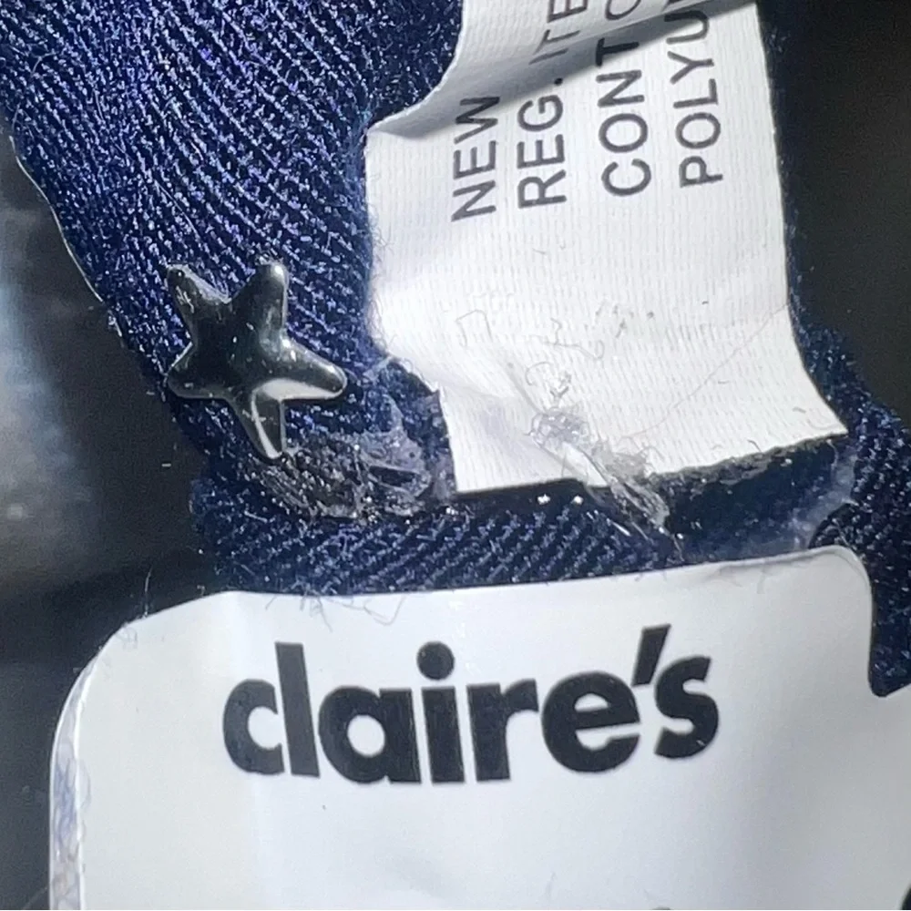 Claire’s Navy Star Knot Headband